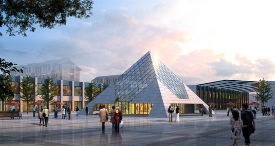 清镇金字塔网架